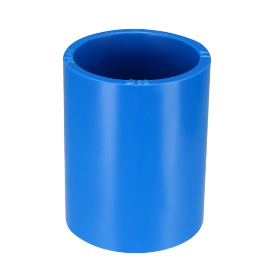 Unique Bargains Raccord de Tuyau Droit en PVC 32 mm Adaptateur Connecteur Bleu 5 Pcs