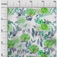 thumbnail image 1 of oneOone Cotton Poplin Green Fabric Florals Sewing Craft Projects Fabric Prints By Yard 56 Inch Wide, 1 of 4