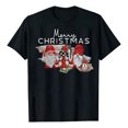 thumbnail image 1 of Blouse de Mode Imprimée de Noël, T-Shirt à Manches Courtes Décontracté, 1 of 8