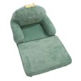 thumbnail image 4 of Cartoon Green Dinosaur Foldable Kid Sofa With Wide Handle, Soft Breathable Toddler Chair For Reading Relaxing Sleeping, 4 of 8