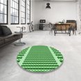 thumbnail image 4 of Ahgly Company Machine Washable Indoor Rectangle Transitional Forest Green Area Rugs, 2' x 4', 4 of 7