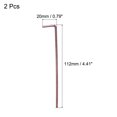 thumbnail image 2 of Unique Bargains 2.5mm Ball End Hex Key Wrench, L Shaped Long Arm S2 Steel Repairing Tool, Metric 2 Pack, 2 of 5