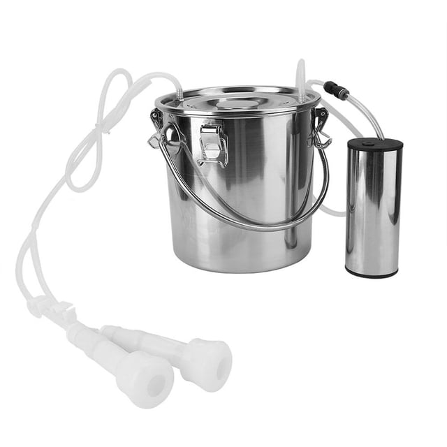 Spptty Kit de Traite Chèvre Mouton Vache Portable Électrique à Impulsion Machine de Traite Prise EU, Machine de Traite de Chèvre, Traiteuse Électrique à Impulsion