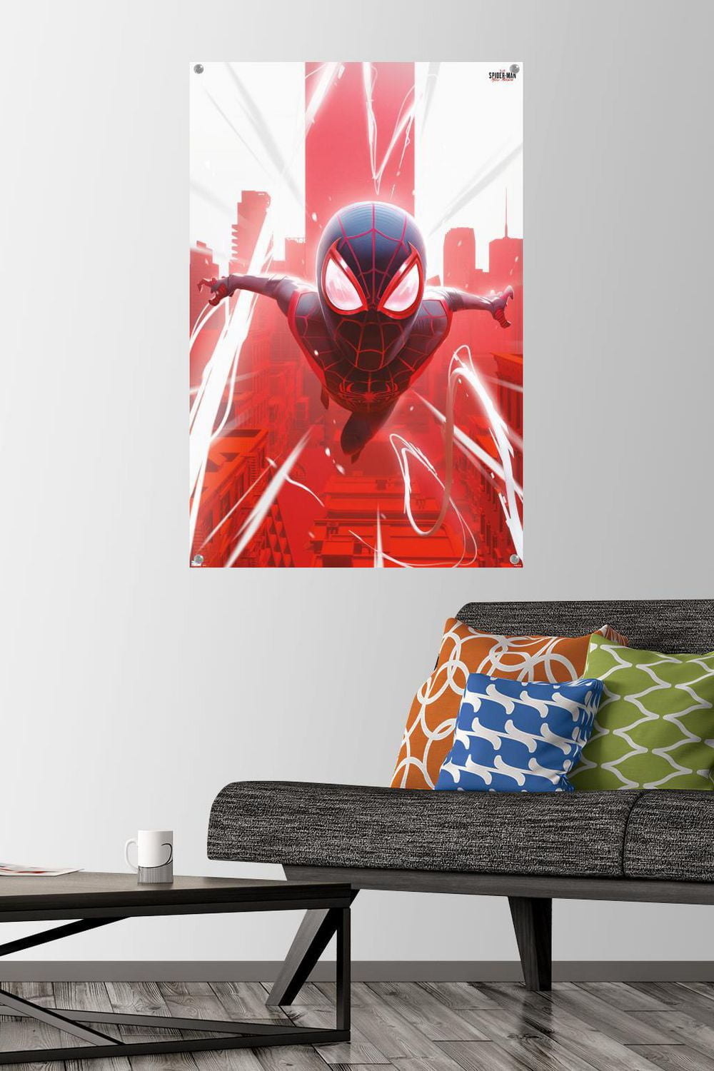 Marvel's Spider-Man: Miles Morales - Falling Wall Poster, 22.375" x 34"