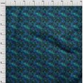 thumbnail image 4 of oneOone Velvet Blue Fabric Abstract Sewing Craft Projects Fabric Prints By Yard 58 Inch Wide, 4 of 4
