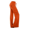 thumbnail image 1 of AherBiu Pantalon Cargo Grande Taille pour Femmes Taille Haute Extensible Ample Randonnée Jambes Larges Extérieur, 1 of 5