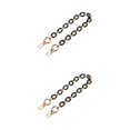 thumbnail image 2 of Maytalsory Sac Chaîne Sangles Résine-Faite Accessoires pour Polyvalent Sac à Main Chaîne Sangles Résine Sac Chaînes Bons Cadeaux L204-HS 2Set, 2 of 6