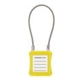 thumbnail image 4 of Kit de Verrouillage, Robuste Câble de Verrouillage Résistant Isolant Compact Manille Durable de 85 Mm avec 2 Clés pour la Gestion d'Entreprise Jaune, 4 of 8