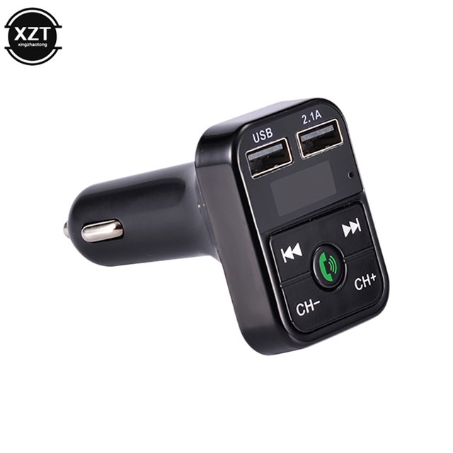 Kit d'Accessoires de Voiture Mains Libres Sans Fil Compatible Bluetooth Lecteur Mp3 Chargeur Usb Double Bluetooth-compatib Style de Voiture Mains Libres