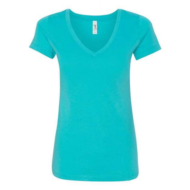 Next Level Womens Ideal V, XS, Tahiti Blue