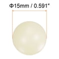 thumbnail image 2 of Unique Bargains 3 Pcs Pompon Nylon Billes en Plastique Pleines 15mm G3 Roulement de Précision Bille, 2 of 6