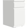 thumbnail image 1 of Pemberly Row 20"D Mobile Pedestal Filing Cabinet 2 Drawer in Metal White, 1 of 15