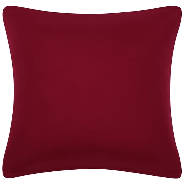 Unique Bargains 18'x18' Decorative Throw Pillow Cover Stretch Spandex Sofa Cushion Cover, Red