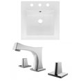 thumbnail image 1 of American Imaginations 32-in. W 3H8-in. Ceramic Top Set In White Color AI-16022, 1 of 1