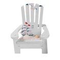 thumbnail image 1 of 1Pack Simulated Beach Chair Model White Wood Seaside Decorations For Home Decor, 1 of 8