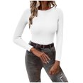 thumbnail image 1 of TIMIFIS Womens Long Sleeve Turtleneck Shirt Lightweight Slim Turtle Neck Active Tops Basic Pullover Undershirt Pullover Undershirt Active Shirts - Fall/Winter, 1 of 5