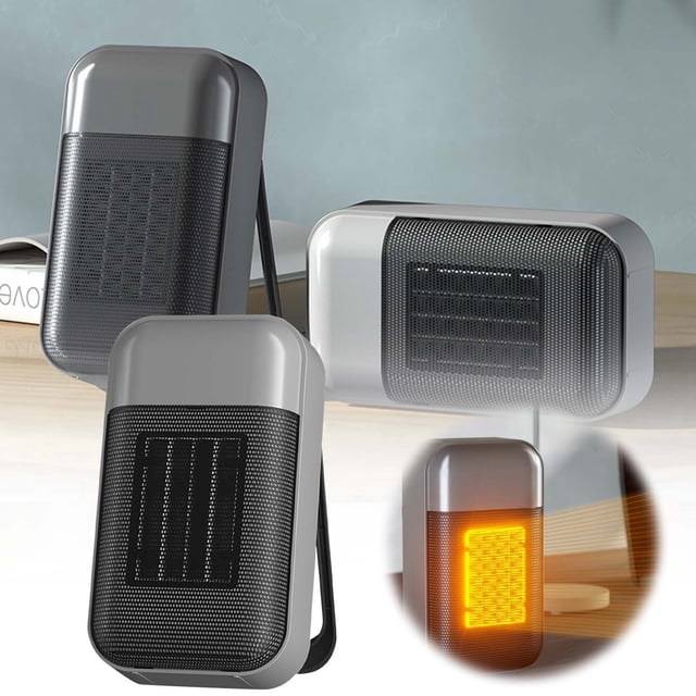 WIFKLSIIPG Household Desktop Ceramic Heating Fan Desktop Small Vertical Suspension Purpose Heater 500w Power Ceramic Fast Heater for Friends