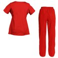 thumbnail image 2 of Women's Scrubs Set Scrub Top and Pants Scrubs Set, 2 of 3