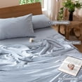 thumbnail image 2 of Bedding Duvet Cover Set Washed Cotton Linen Like Textu Breathable Durable Soft Comfy (Tannish Linen Grey Queen), 2 of 7