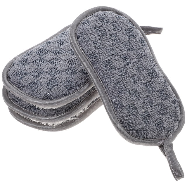 MasteelfCA 1 Ensemble 4 Pcs Tampons à Récurer de Nettoyage Éponges à Vaisselle Réutilisables Longue Durée