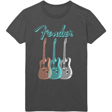 T-Shirt Unisexe Fender Triple Guitare