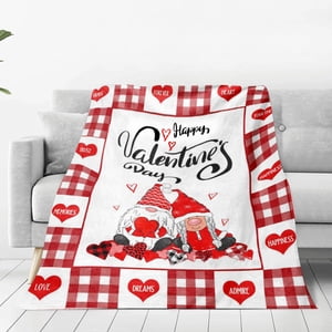 Weighted Blanket Clearance! Valentine’S Day Home Furnishing Blanket Flannel Blanket Warm Blanket Decoration Blanket Valentines Day Decorations 1Pc Blanket