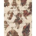 thumbnail image 1 of Ahgly Company Indoor Rectangle Abstract Dark Gold Brown Abstract Area Rugs, 8' x 10', 1 of 6