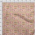 thumbnail image 4 of oneOone Cotton Flex Pale Pink Fabric Text Sewing Craft Projects Fabric Prints By Yard 40 Inch Wide, 4 of 5
