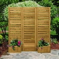 thumbnail image 4 of Yardistry YM11703 Fusion Planter Cedar Privacy Screen, Brown, 4 of 4