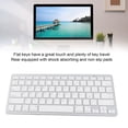 thumbnail image 4 of Universal Multi Device BT Keyboard Ultra Slim Compact Wire Less BT Keyboard, Ultra Thin Bilingual Universal for PC Laptop, Computer Desktop Laptop Surfaces Tablet Smartphone, 4 of 7