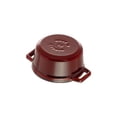thumbnail image 4 of STAUB La Cocotte 250 ml Cocotte Ronde Mini en Fonte, Rouge Grenadine, 4 of 6