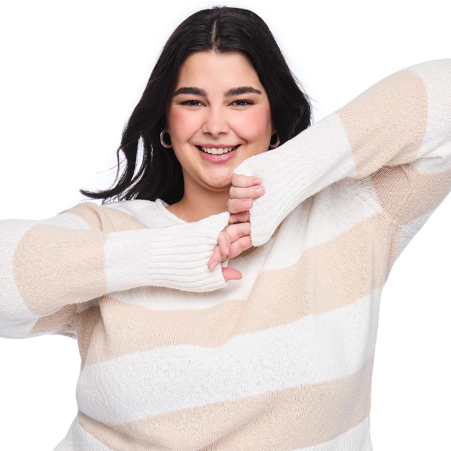 Chandail à encolure ronde Lane Bryant Plus pour femmes
