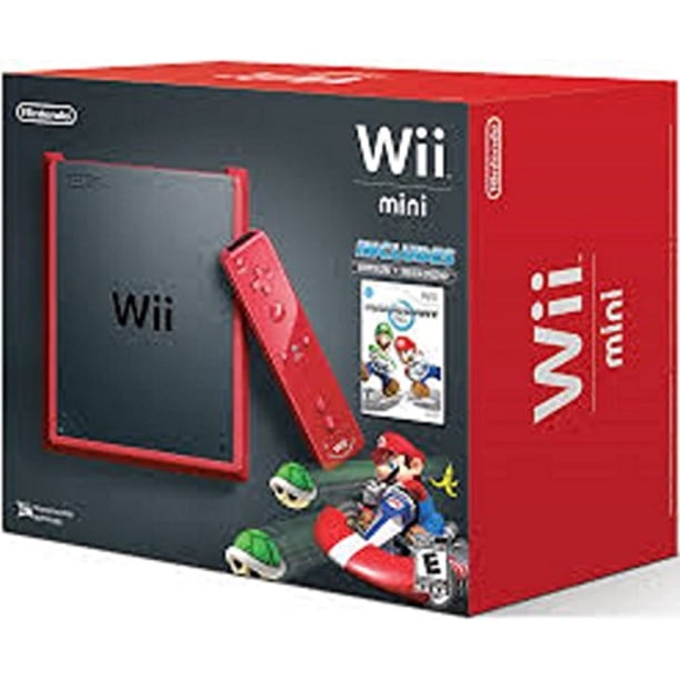 Nintendo Wii Mini Red/Black with Mario Kart Refurbished - Walmart.ca