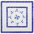 thumbnail image 5 of vidaXL Mosaic Bistro Table Blue and White 60 cm Ceramic, 5 of 5