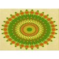 thumbnail image 1 of Ahgly Tapis Rectangulaire Lavable en Machine Intérieur Transitionnel Vert Slime, 5 Pieds x 8 Pieds, 1 of 7