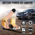 thumbnail image 4 of Blade Battery Disconnect Switch 12V/24V 250/750A Solid Brass Battery Isolator Switch Professional Battery Cut Off Switch Anti-Theft Battery Kill Switch for Car Boat RV ATV, 4 of 10