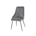 thumbnail image 4 of Topline Home Furnishings Velvet Side Chair with Black Legs, 4 of 6