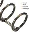 thumbnail image 4 of Unique Bargains Metal Binder Rings, Detachable, Dark Grey, 6 Pack, 4 of 6