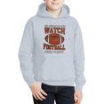 thumbnail image 3 of MIASHUI Sweat à Capuche Garçons Filles Enfants Rugby Imprimés Lettres Manches Longues Hauts Chauds, Gris, 5-6 Ans, 3 of 4