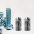thumbnail image 4 of Shisuyan 10 Pcs Metal Thread Repair Inserts Helical Coiled Threaded Sleeves for Lamp and Mechanical Equipment Thread Repair Kit for DIY Projects, 4 of 8