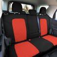 thumbnail image 4 of For 2021-2024 Ford Bronco Sport FH Group Neoprene Custom Fit Seat Covers Water Resistant Red - Rear Set, 4 of 10
