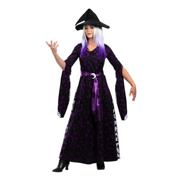 Purple Moon Witch Costume for Women
