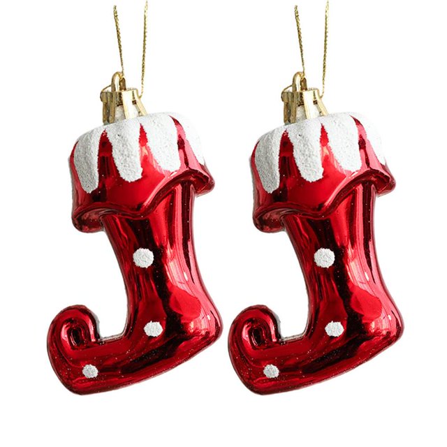 2Pcs Christmas Hanging Pendants Tree Ornaments for Christmas Tree Decorations