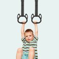 thumbnail image 3 of 1 Set Gym Lifting Ring Sweat-Absorbed Non-slip Adjustable Strap Kids Gymnastic Gym Lifting Ring for Home, 3 of 7