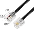 thumbnail image 3 of RJ11 Flat Telephone Cord - High - Quality Connection for Landline Phones, 3 of 6