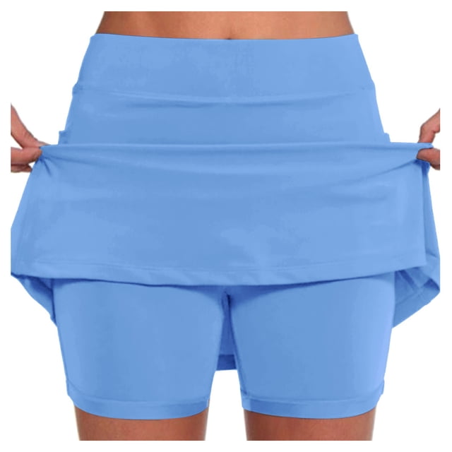 Jupe de Tennis Décontractée pour Femmes avec Poche, Tenue Active pour Yoga, Sport, Performance, Style Jupe-Short