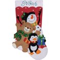 thumbnail image 2 of Holiday Friends Kit de Bas en Feutre Appliqué-18 Pouces de Long, 2 of 2
