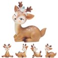 thumbnail image 2 of Desktop Ornament Resin Cute Cartoon Deer Car Interior Ornament Cake Decoration, 2 of 10