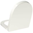 thumbnail image 5 of vidaXL Siège de Toilette à Fermeture Douce avec Design à Dégagement Rapide Blanc Carré, 5 of 5