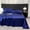 BU, variant on TopLLC Ice Silk Bed Sheet Pillow Case 3-piece Set - And Luxurious Soft Ice Silk Bed Sheet Suitable For All Seasons Cool Ice Silk Fabric Machine Washable Ice silk bed sheet
